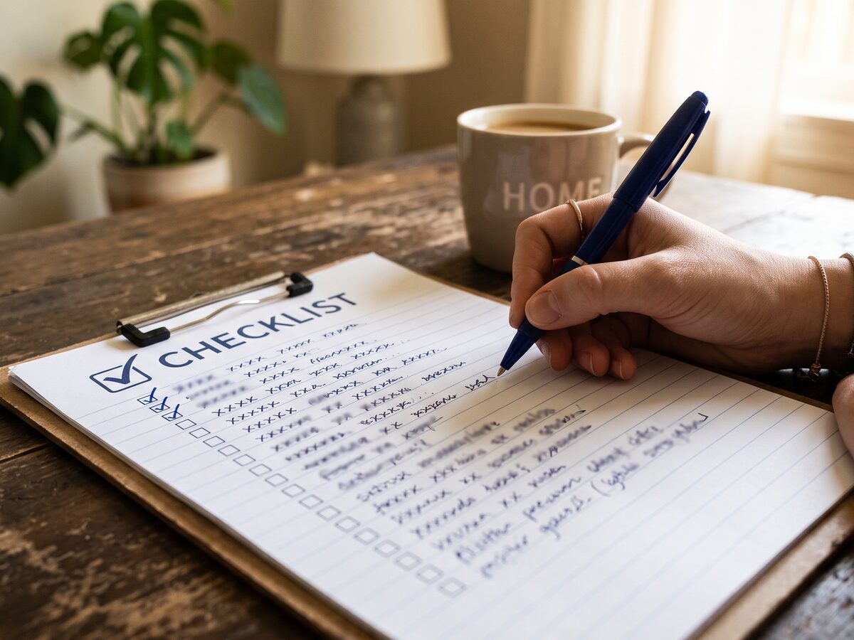 Organizá todo con el Checklist inteligente
