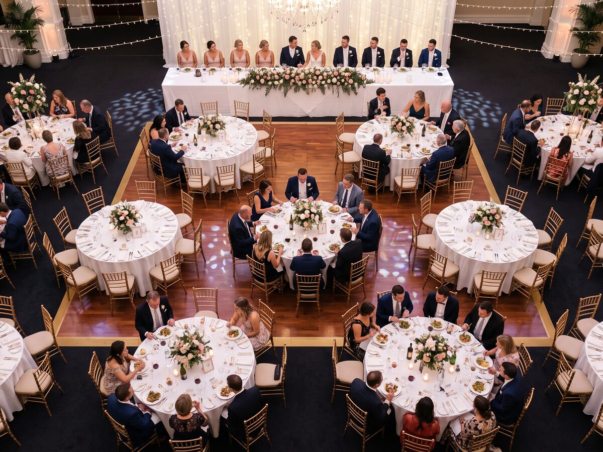 Armá las mesas del salón con tus invitados